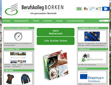 Tablet Screenshot of berufskolleg-borken.de